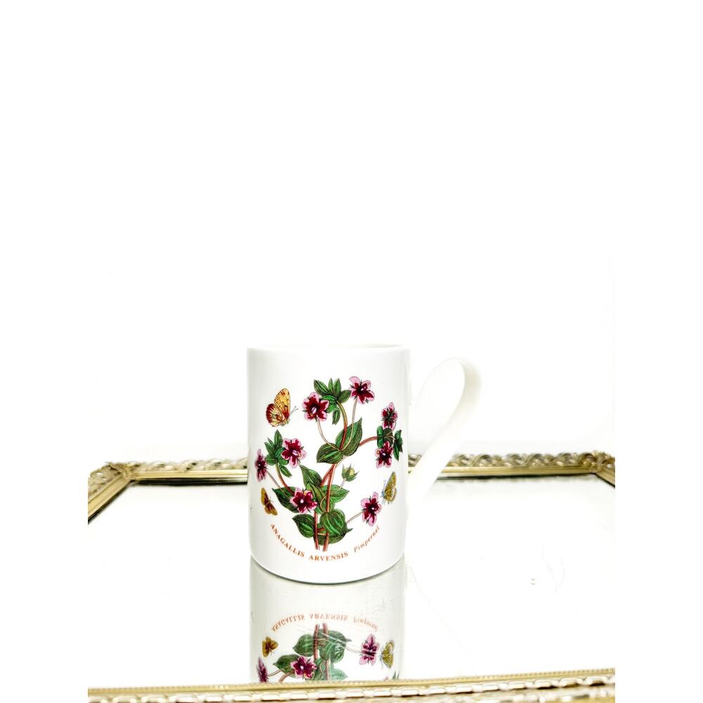 Vintage Portmerion Botanic Garden large mug Anagallis Arvensis, Made in England